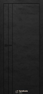Двері Syndicate Doors SD-475 бетон чорний 