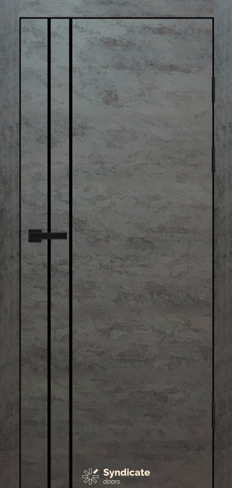 Двері Syndicate Doors SD-402 бетон темний  