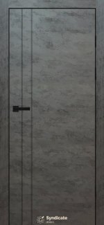 Двері Syndicate Doors SD-475 бетон темний  