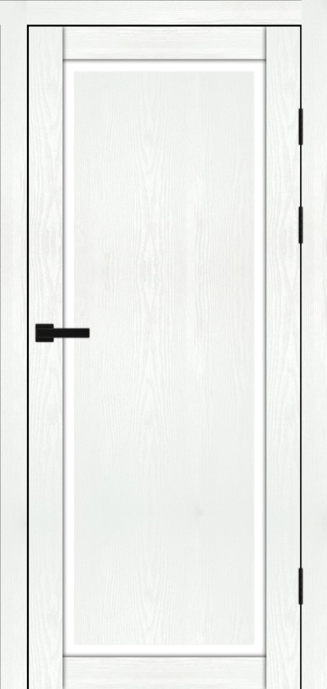 Двері Syndicate Doors SD-113 біла структура скло Сатін