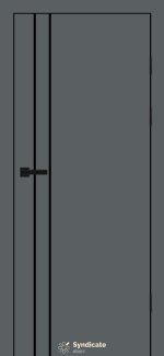 Двері Syndicate Doors SD-402 емалія графітіко 