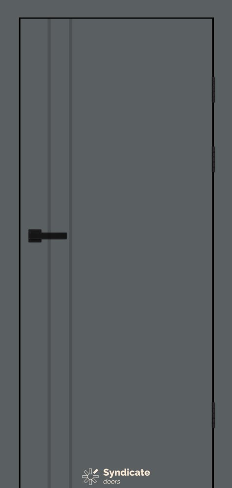 Двері Syndicate Doors SD-475 емалія графітіко