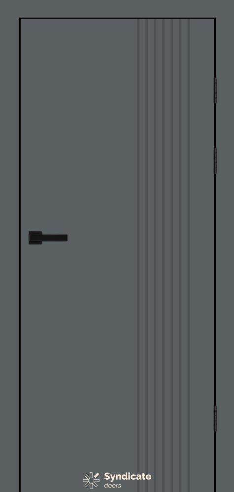 Двері Syndicate Doors SD-477 емалія графітіко