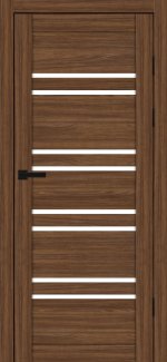 Двері Syndicate Doors SD-118 горіхове дерево скло Сатін