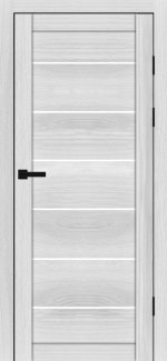 Двері Syndicate Doors SD-108 сіра структура скло Сатін
