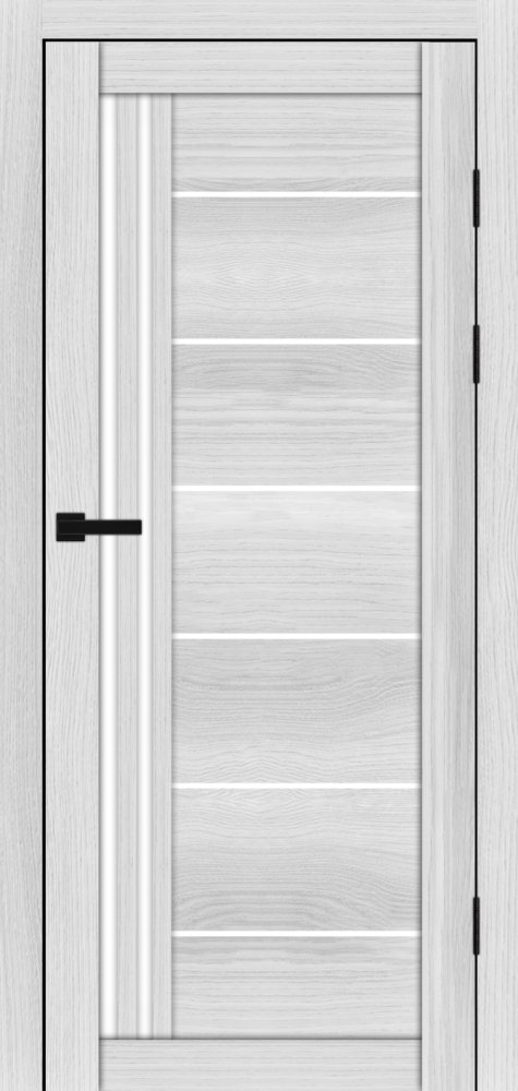 Двері Syndicate Doors SD-114 сіра структура скло Сатін