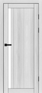 Двері Syndicate Doors SD-124 сіра структура скло Сатін