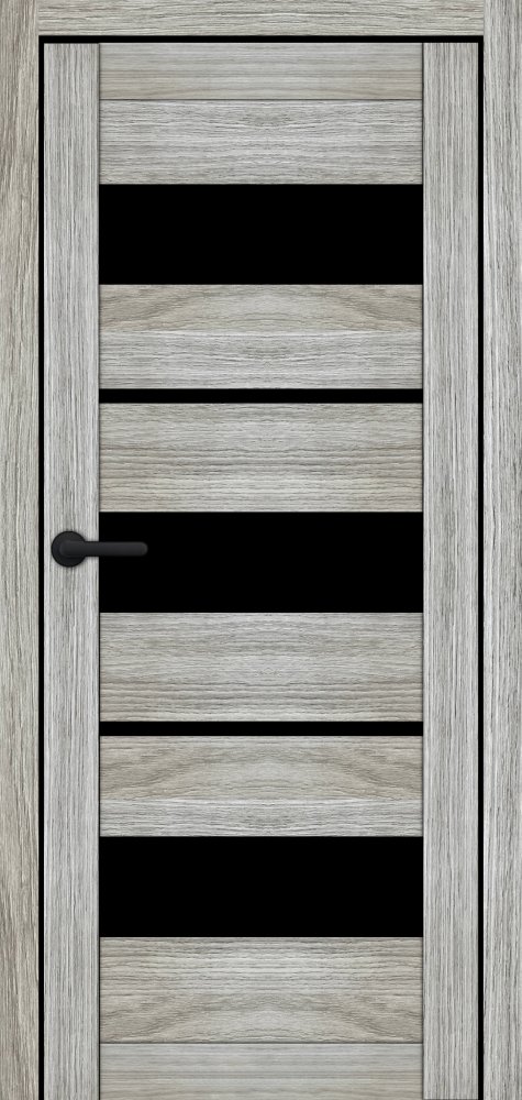 Двері Syndicate Doors SD-105 сонома гріджо скло чорне