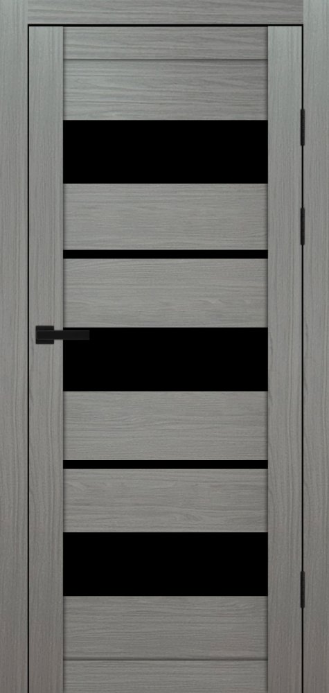 Двері Syndicate Doors SD-105 венге модерна скло чорне