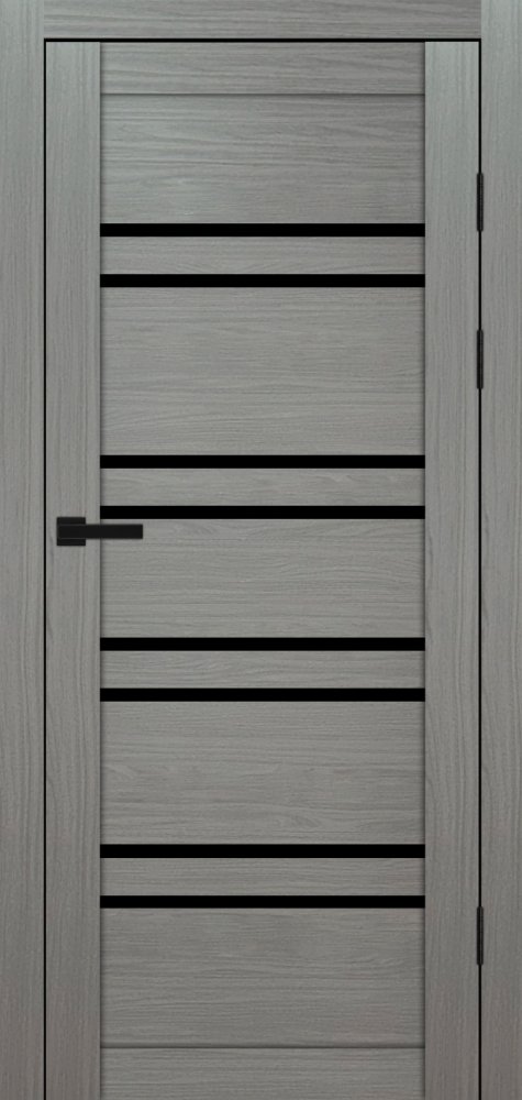 Двері Syndicate Doors SD-118 венге модерна скло чорне