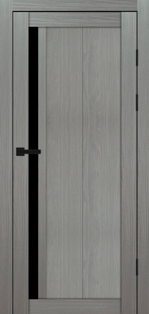 Двері Syndicate Doors SD-124 венге модерна скло чорне